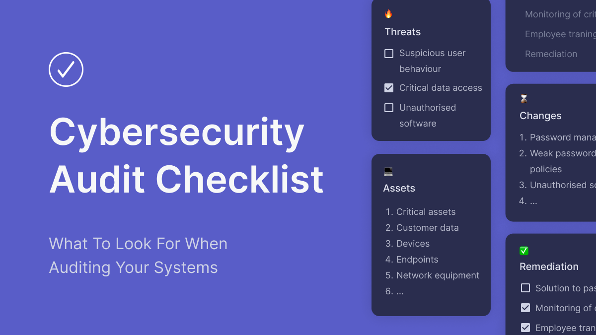 The Top 20 Cyber Security Audit Checklist Strategies in 2023 - Stanfield IT